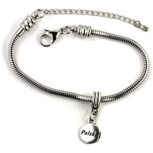 Polska Bracelet - Poland Polish Country Charm Bracelet